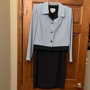 Danny & Nicole Black Dress with Suit Coat